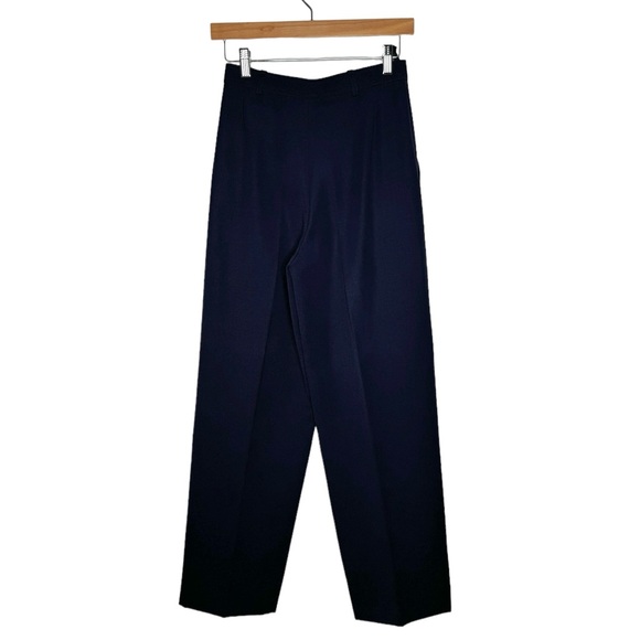 Yves Saint Laurent | Vintage Wool Pleated Wide Leg Trousers 34 - Picture 3 of 10